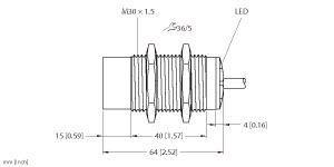 Turck Induktiver Sensor    NI20-M30-AD6X 