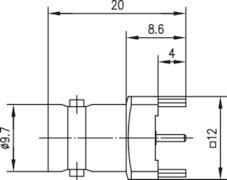 TEGA BNC-Buchse f.LTP 50Ohm    100023416 