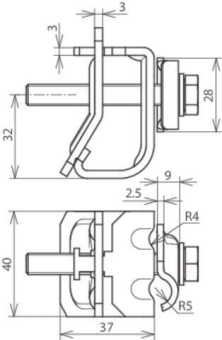 DEHN Dachrinnenklemme             339100 