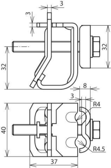 DEHN Dachrinnenklemme             339111 