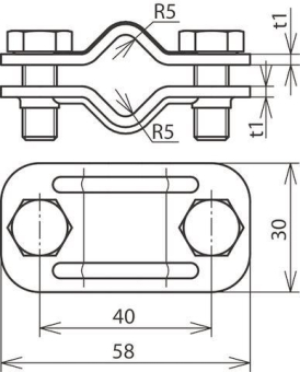 DEHN Trennklemme Niro m.          459029 