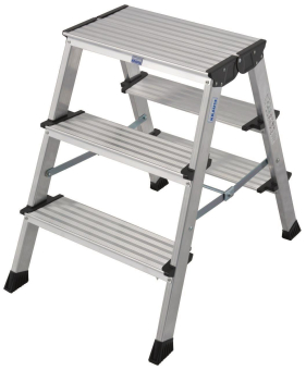 KRAU Doppel-Klapp Tritt (Alu)     126030 