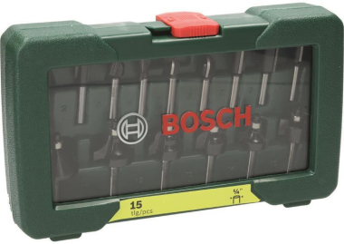 Bosch Fräser-Set-HM 15tlg     2607019468 
