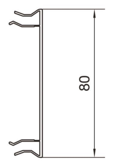 Hager Brüstungsk.-Oberteil   BRA08029010 