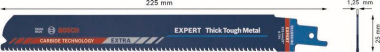 Bosch EXPERT Säbelsägeblatt   2608900368 