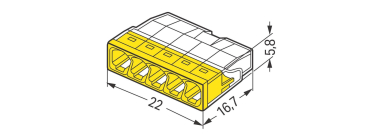 WAGO 2273-205 COMPACT-Verbindungsdosen- 