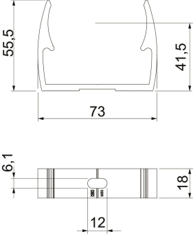 OBO ALQ M63 Quick-Schelle M63 Alu 