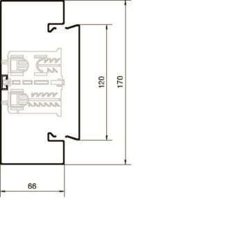Hager Brüstungk.Unterteil BRS651701BVERZ 