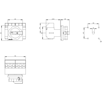 Siemens 3LD22033VK53 Not-Ausschalter 6p 