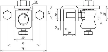 DEHN Anschlussklemme NIRO f.      106319 