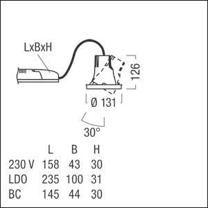 Zumtobel CAR EVO M LED2300-940  60817718 