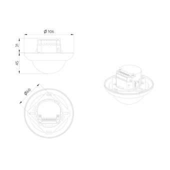 BEG Präsenzmelder PD4 PD4-M-1C-UP  92575 