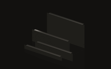 Rittal Blindpanel 1HE VE=2    DK 7151005 