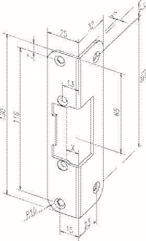 FF Türöffner 24V DC KiW Fix      332.80F 
