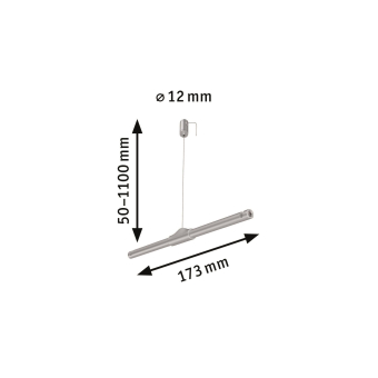 Paulmann Wire Corduo Suspension 1m 94597 