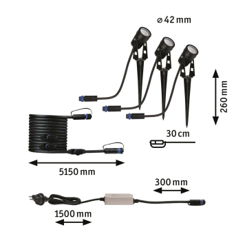 Paulmann Outdoor Plug&Shine Spot   94692 
