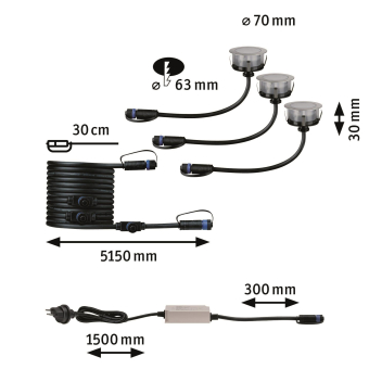 Paulmann 94689 Outdoor Plug &     946.89 