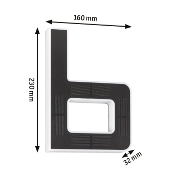 Paulmann Outdoor Solar Hausnummer  94651 