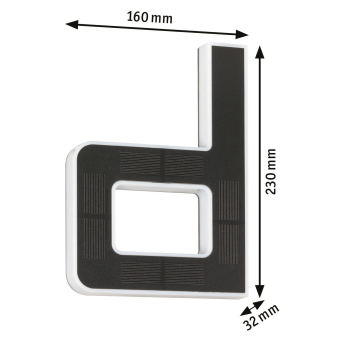 Paulmann Outdoor Solar Hausnummer  94653 