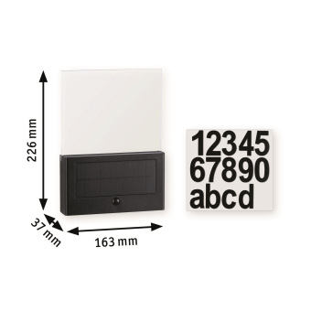 Paulmann Outdoor Solar Hausnummer  94725 