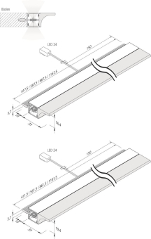 Hera Up +Down LED            61002230312 