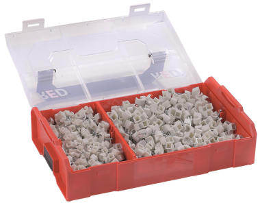 RED BOXX mini bestückt mit Nagelschellen 