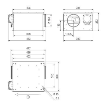 Maico Schallgedämmte         ESR 16-3 EC 