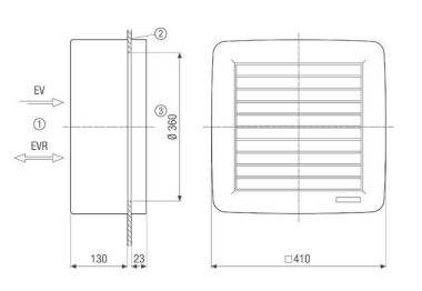 MAICO Fensterventilator            EVR31 