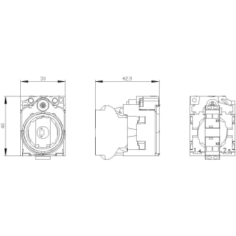 Siemens HALTER,       3SU1551-1AB20-3AA0 