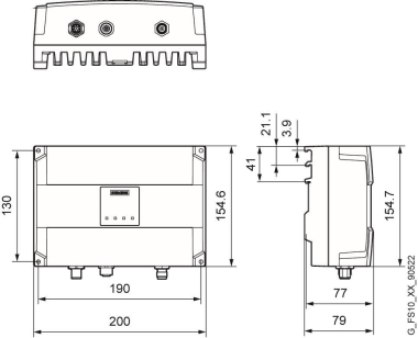 SIEM SIMATIC RF200 Reader  6GT2821-0AC12 
