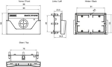 Siemens SIMATIC RF1000     6GT2831-6BA60 