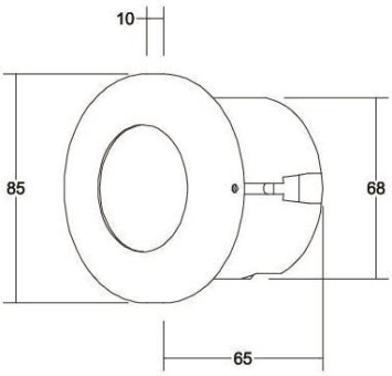 BRUM Orientierungsleuchte LED-   R3941WW 
