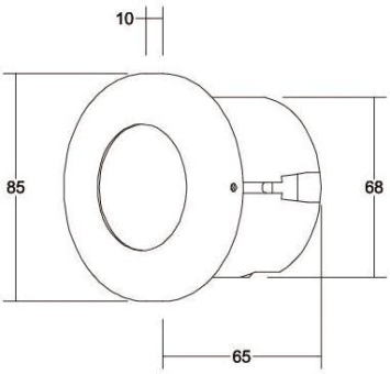 BRUM Orientierungsleuchte LED-   R3941WW 