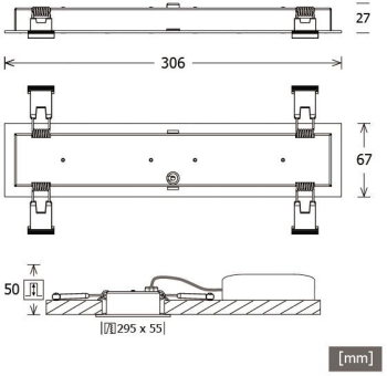LTS   CHOCM-R 171.830.80.02/DALI schwarz 