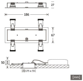 LTS      CHOCM-R 140.840.80.02/DALI weiß 