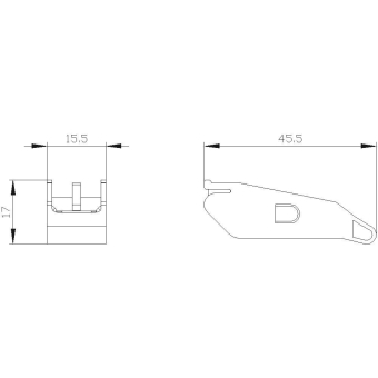SIEM Halte-/Auswerfbügel für LZS:RT17016 