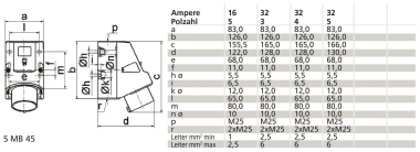 BALS CEE Phasenwender 16A 5-polig  24209 