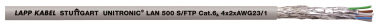 LAPP UNITRONIC LAN 500 F/FTP Cat.6A LSZH 