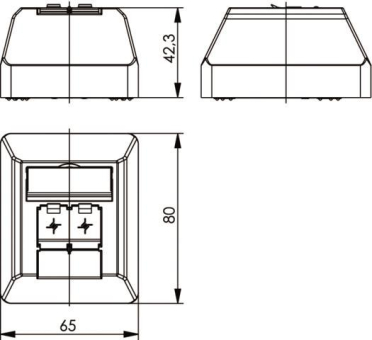 TG AMJ45 8/8 K Ap Cat.6A ISO J00023A0204 