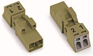 WAGO 890-272 Stecker,2-polig,hellgrün 