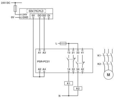Phoenix 1086946 PSR-PC21-2NO-2NC-24DC-SP 