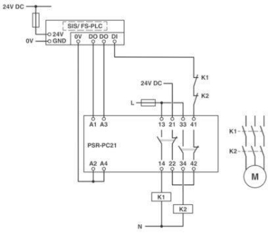 Phoenix 1086946 PSR-PC21-2NO-2NC-24DC-SP 
