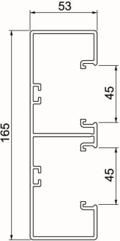 OBO GK-53165RW Geräteeinbaukanal Rapid 