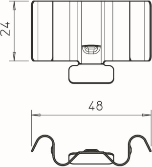 OBO FED 60 A2 Federelement einzeln 60mm 