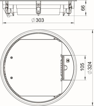 OBO GESR9 10U 9011 Geräteeinsatz 