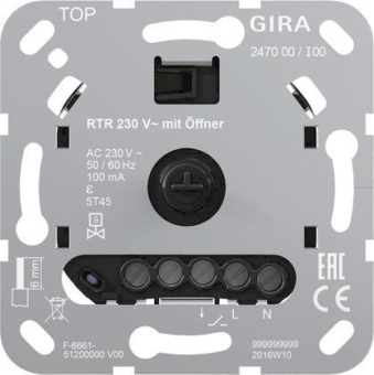 GIRA 247000 Raumtemperaturregler 230V 
