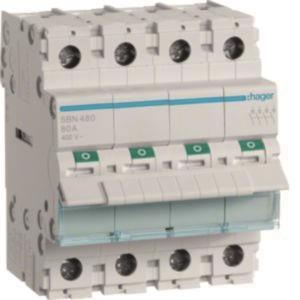 Hager Ausschalter 80A 4Schließer  SBN480 
