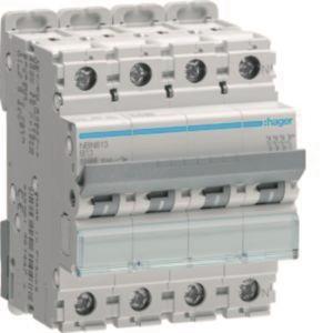 Hager Leitungsschutzschalter 3P+N NBN613 