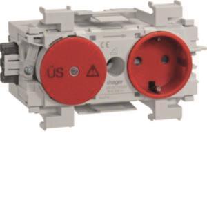 Hager Steckdose+Feinschutz    GS12013020 