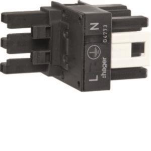 Hager H-Verteiler 1xStecker        G4773 